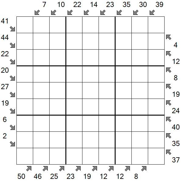 Little Killer Sudoku - Hard