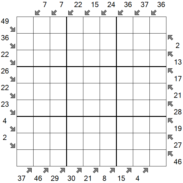 Little Killer Sudoku - Hard