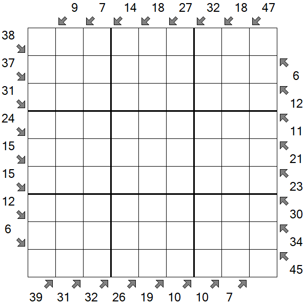 Little Killer Sudoku - Hard