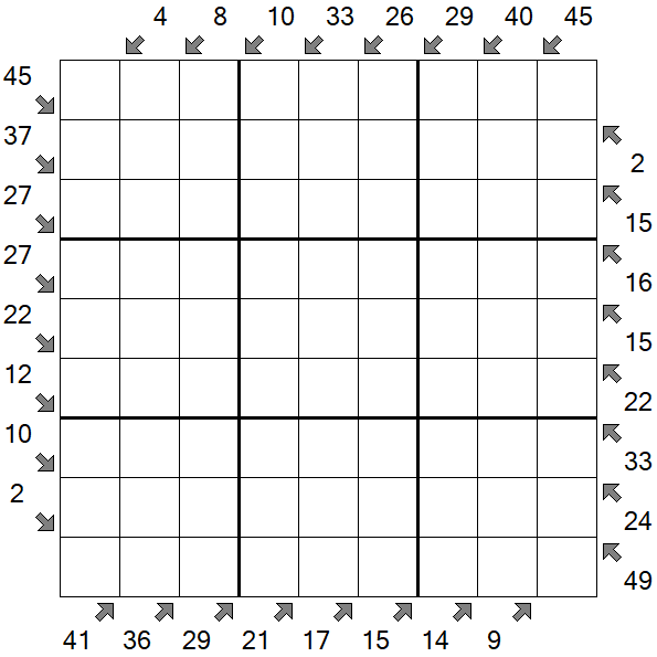 Little Killer Sudoku - Hard