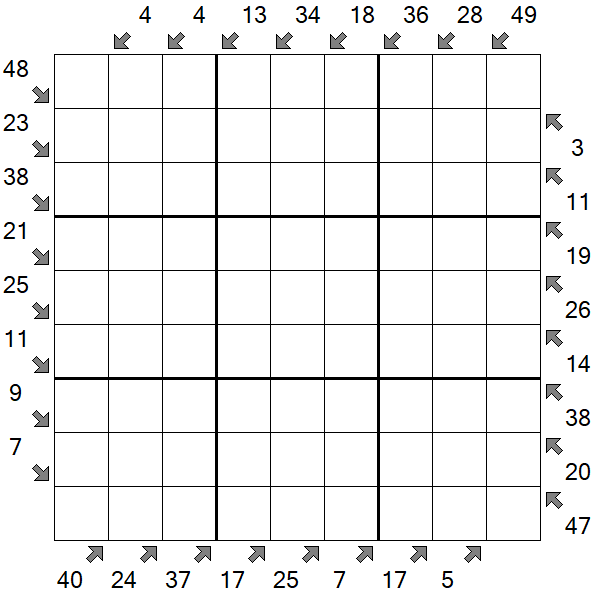 Little Killer Sudoku - Difícil