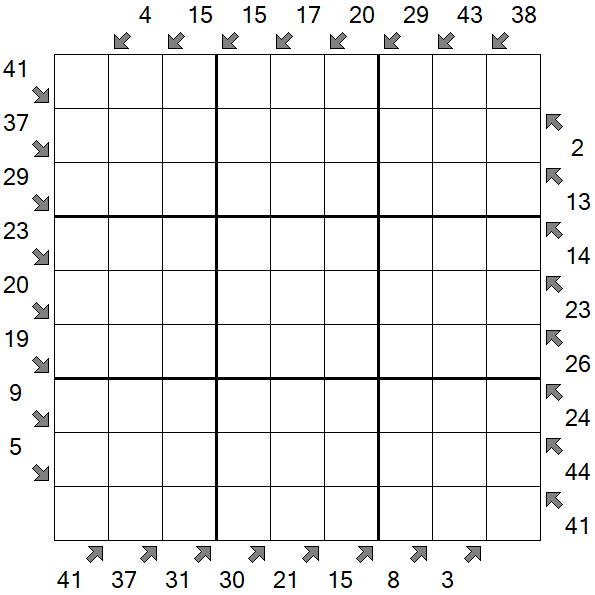 Little Killer Sudoku - Difícil