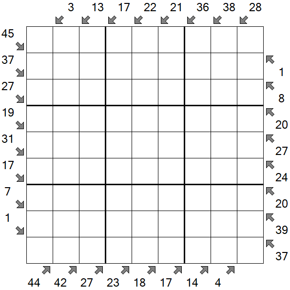 Little Killer Sudoku - Difícil