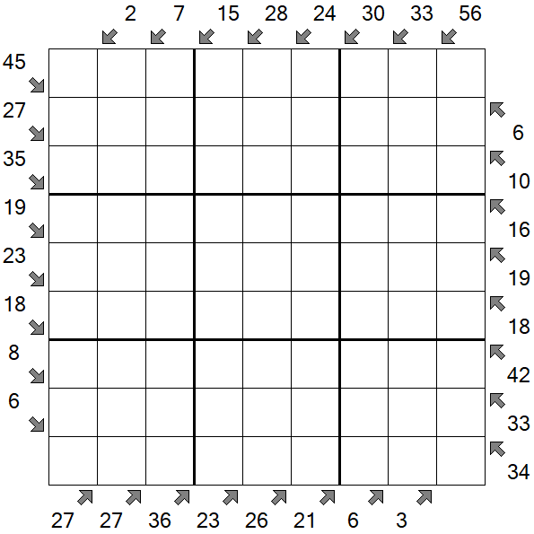Little Killer Sudoku - Difícil