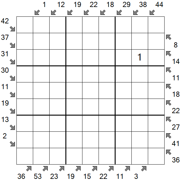 Little Killer Sudoku - Difícil