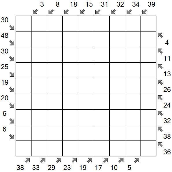 Little Killer Sudoku - Difícil