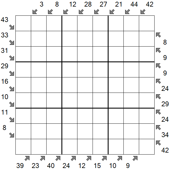 Little Killer Sudoku - Difícil