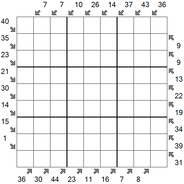 Little Killer Sudoku - Difícil