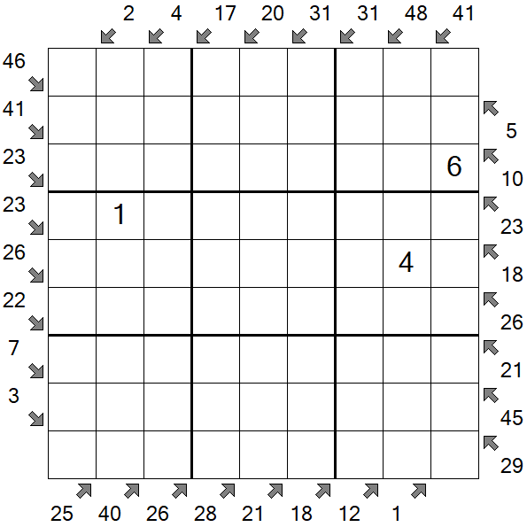 Little Killer Sudoku - Hard