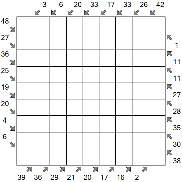 Little Killer Sudoku - Hard