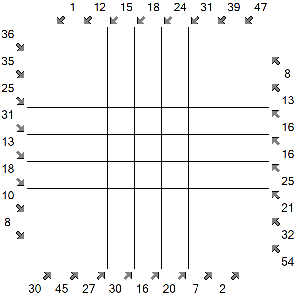 Little Killer Sudoku - Hard