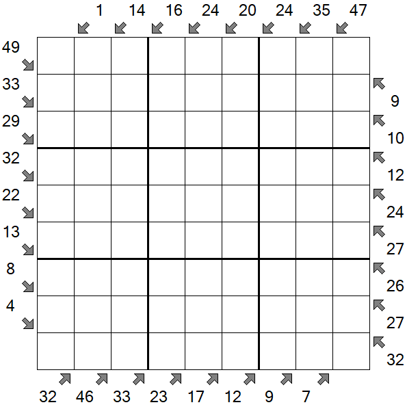Little Killer Sudoku - Hard