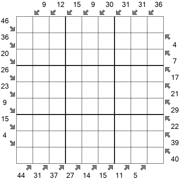 Little Killer Sudoku - Hard