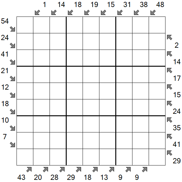 Little Killer Sudoku - Hard