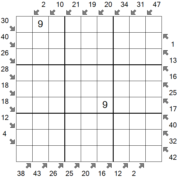 Little Killer Sudoku - Hard