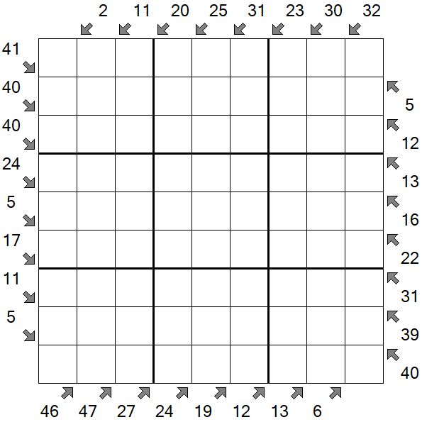 Little Killer Sudoku - Hard