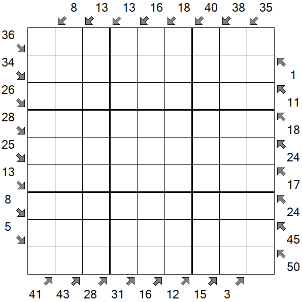 Little Killer Sudoku - Hard