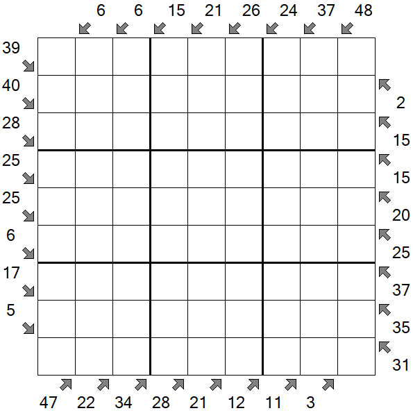 Little Killer Sudoku - Hard