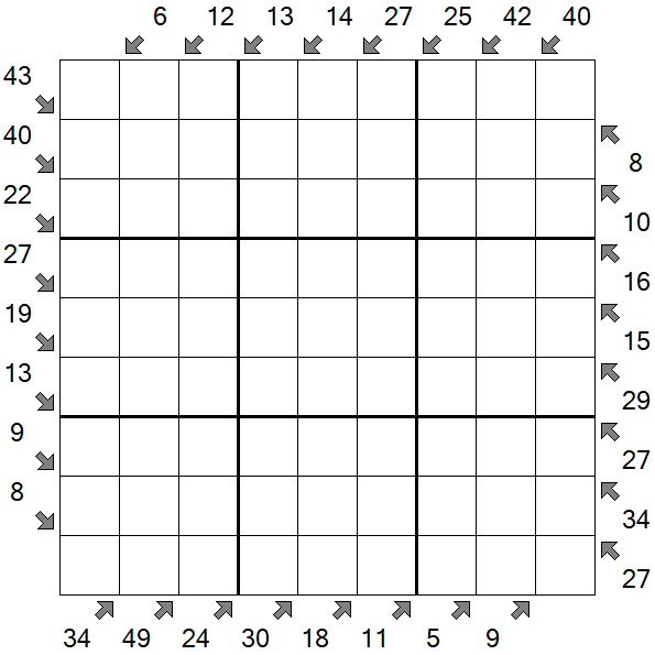 Little Killer Sudoku - Hard
