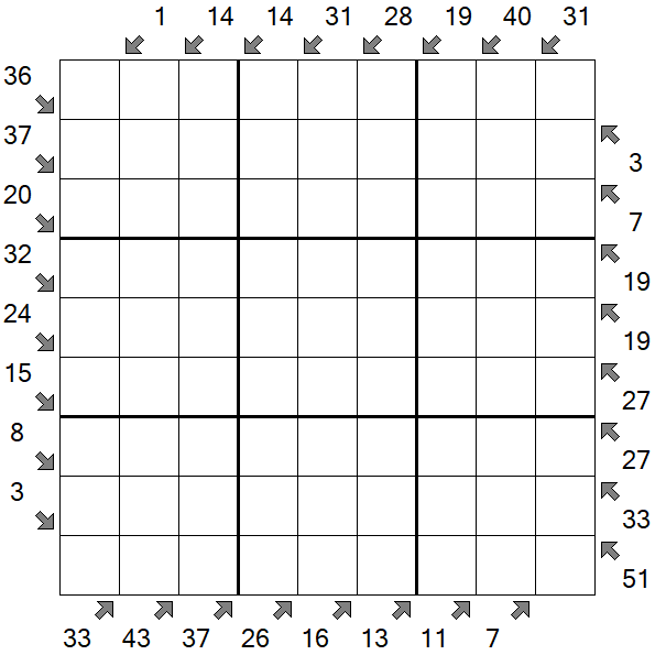 Little Killer Sudoku - Hard