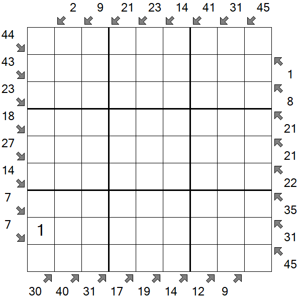 Little Killer Sudoku - Hard