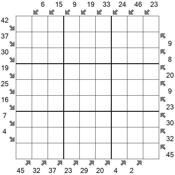 Little Killer Sudoku - Hard