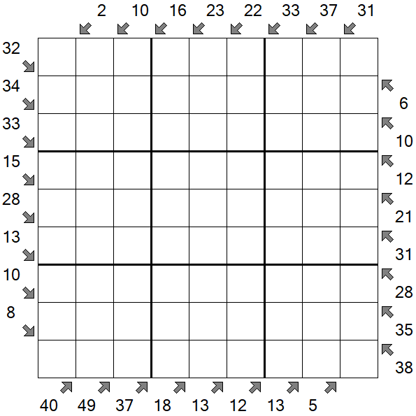 Little Killer Sudoku - Hard