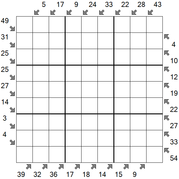 Little Killer Sudoku - Hard