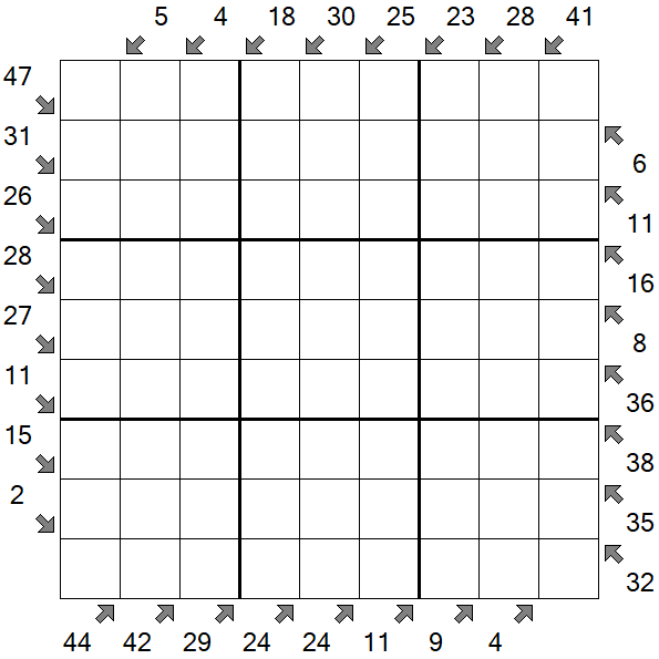 Little Killer Sudoku - Hard