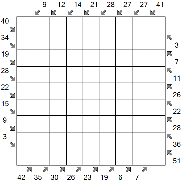 Little Killer Sudoku - Hard