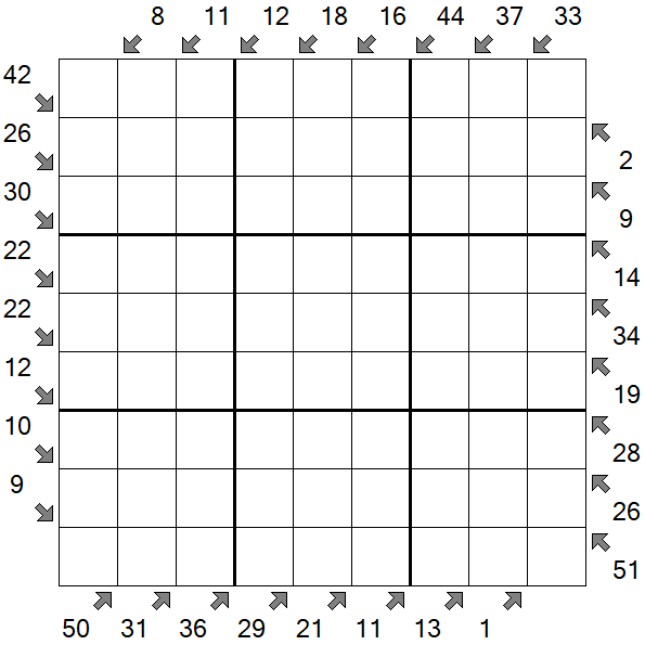 Little Killer Sudoku - Hard
