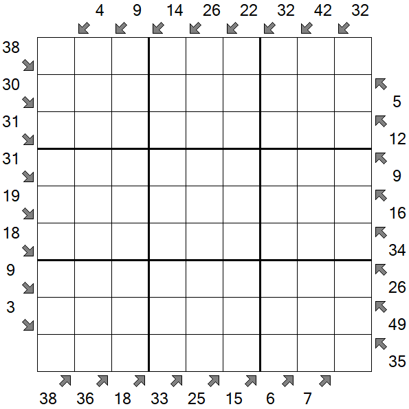 Little Killer Sudoku - Hard