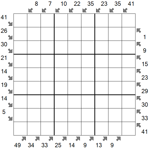 Little Killer Sudoku - Hard