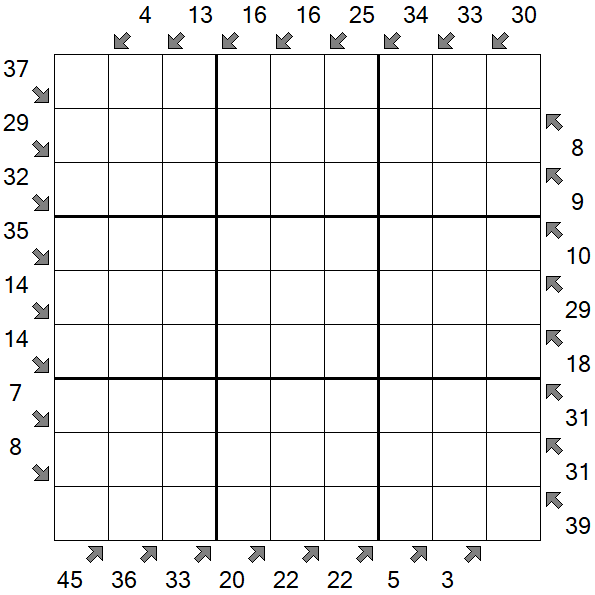 Little Killer Sudoku - Hard