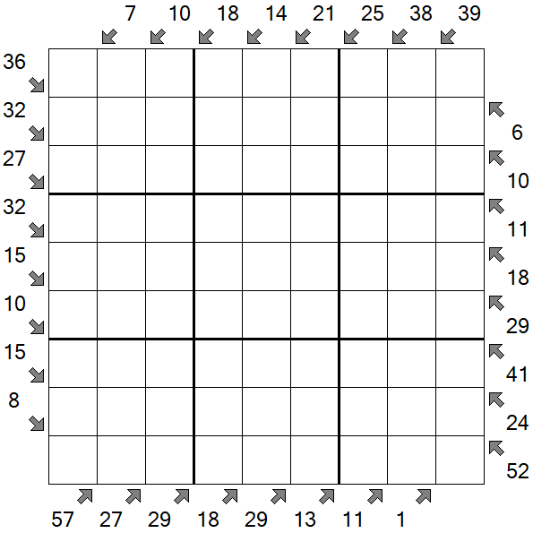 Little Killer Sudoku - Hard