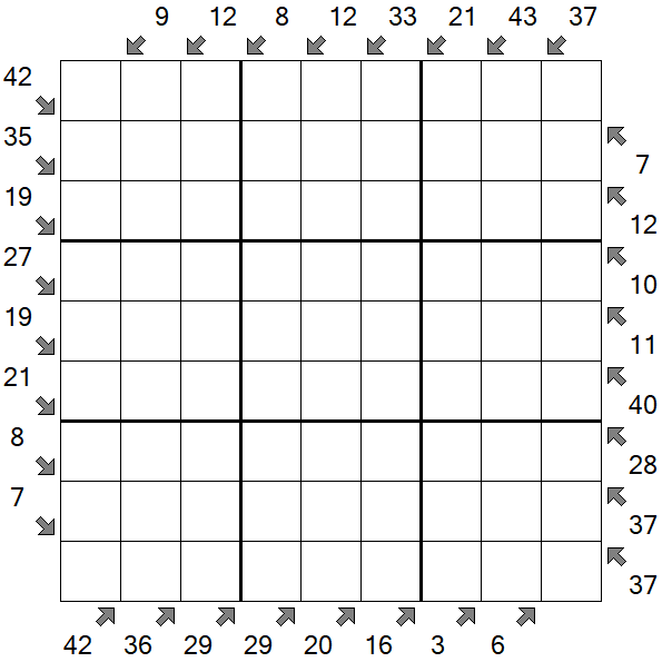 Little Killer Sudoku - Hard
