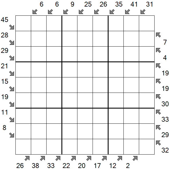 Little Killer Sudoku - Hard