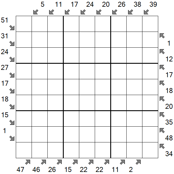 Little Killer Sudoku - Hard