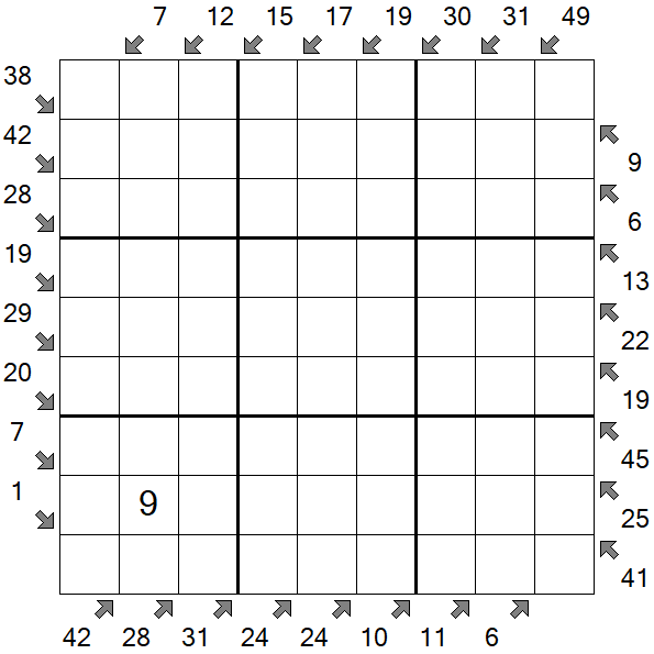 Little Killer Sudoku - Hard