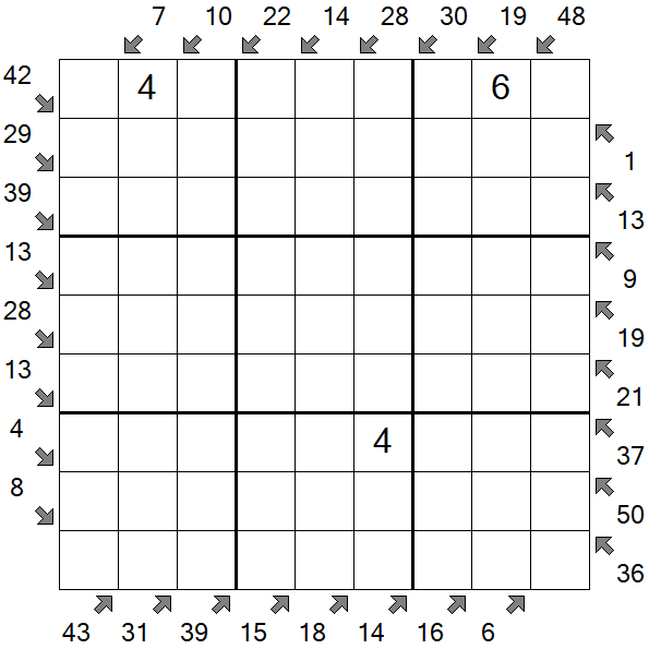Little Killer Sudoku - Hard