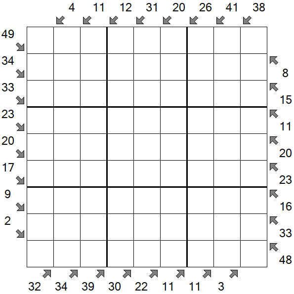 Little Killer Sudoku - Hard