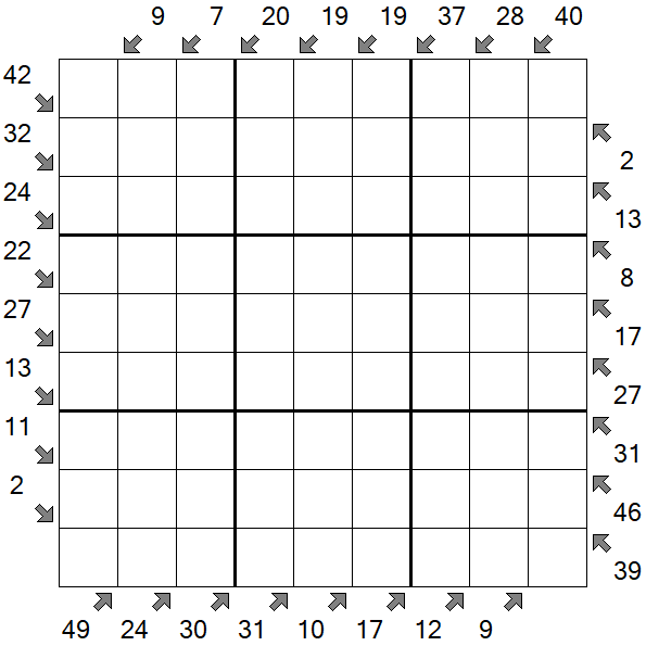 Little Killer Sudoku - Hard