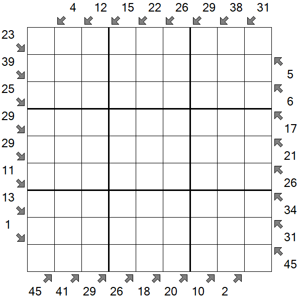 Little Killer Sudoku - Schwierig