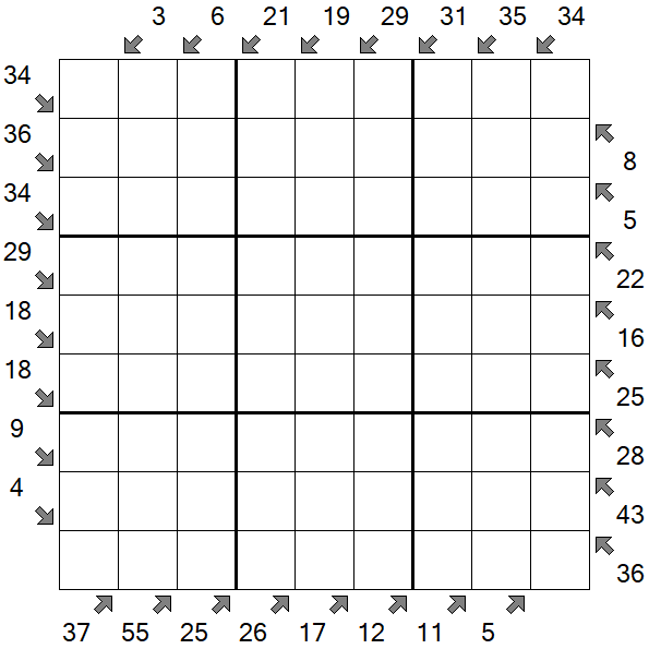 Little Killer Sudoku - Hard