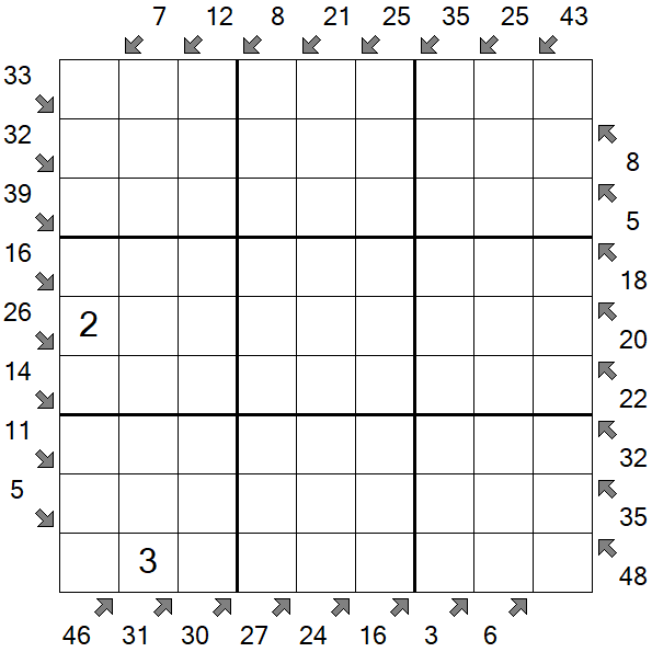 Little Killer Sudoku - Hard