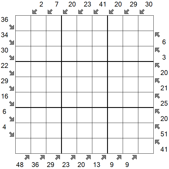 Little Killer Sudoku - Hard