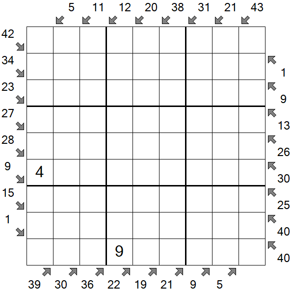 Little Killer Sudoku - Hard