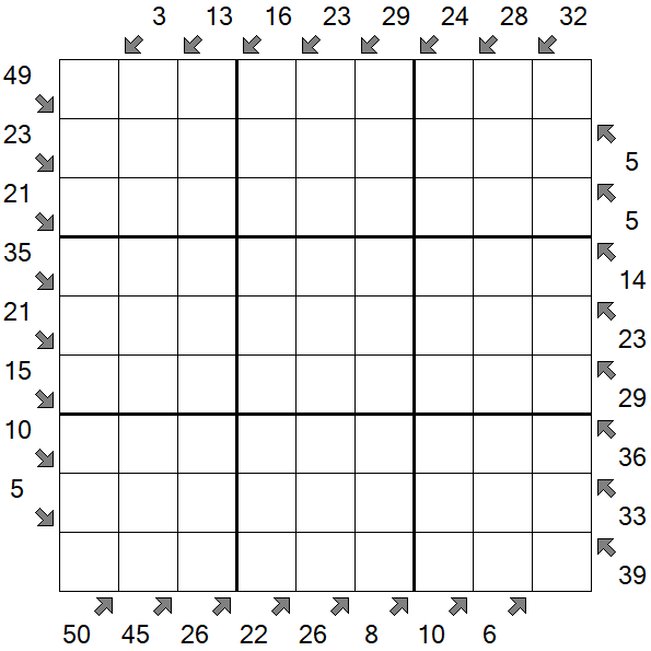 Little Killer Sudoku - Difícil