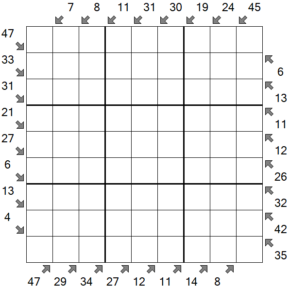 Little Killer Sudoku - Schwierig