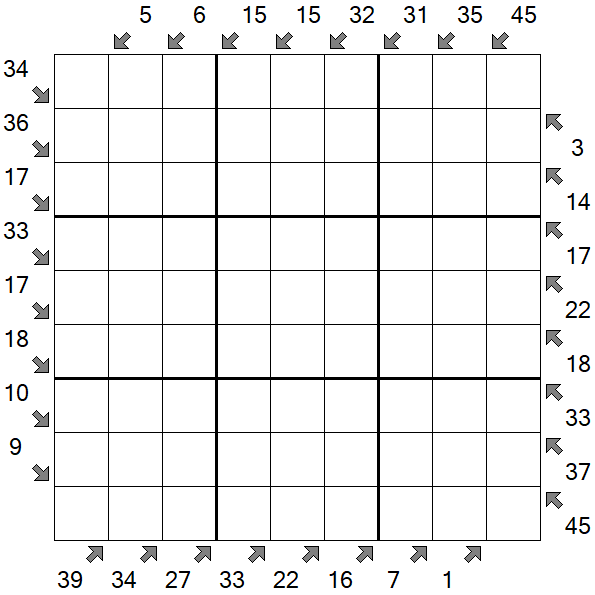 Little Killer Sudoku - Schwierig